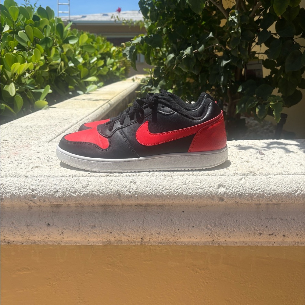 Nike Ebernon Low 'Black Habanero Red'